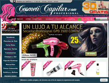 Tablet Screenshot of cosmeticapilar.com